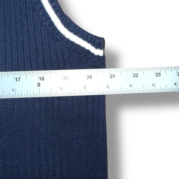 LADY HAGEN Women’s Golf Sweater Vest - XXL Navy / White - Picture 10 of 14